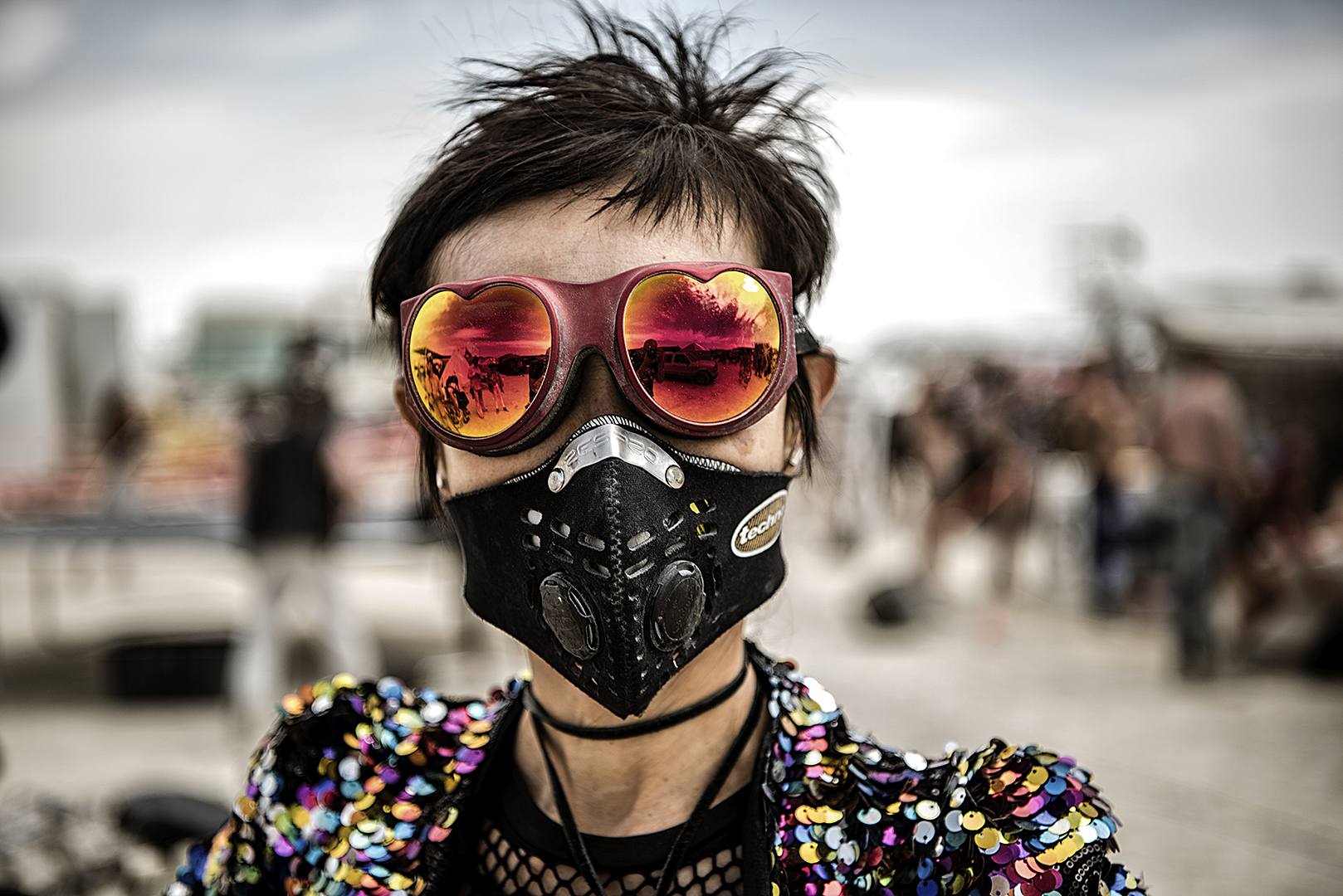 Marek Musil - Burning Man - Faces